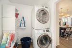 No Need to Pack Light - SH Cottage Comes Fully Equipped with a Washer and Dryer for Your Sunkissed Clothes