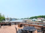 Soak in the harbor views from the Association`s waterfront deck.