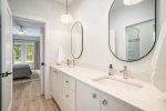 The Perfect Place to Freshen Up and Prepare for a Day Out in SoHa - The Adjoining King Suite Bathroom