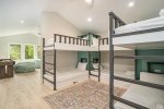 Sibling Bonding has Never Been Easier - The Upper-level Loft is a Kid`s Haven with 3 Sets of Bunk Beds