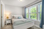 Cozy, Comfortable Guest Bedroom With Queen Bed and Walk-in Closet