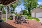 Hounds on Hazel`s Backyard Is Ideal for Summer Cookouts in Tranquil Seclusion