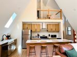 Bright, functional, and full of charm  the heart of the cabin.