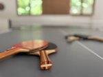 Smash, spin, repeat The ping pong table is ready for friendly battles and bragging rights.