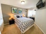 Bedroom-Queen Bed, TV with Satellite and DVD player
