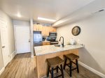Kitchen and with seating for 2.