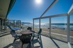 Views from the oceanfront deck are unmatched