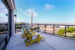 Expansive views of the harbor and beyond from your patio