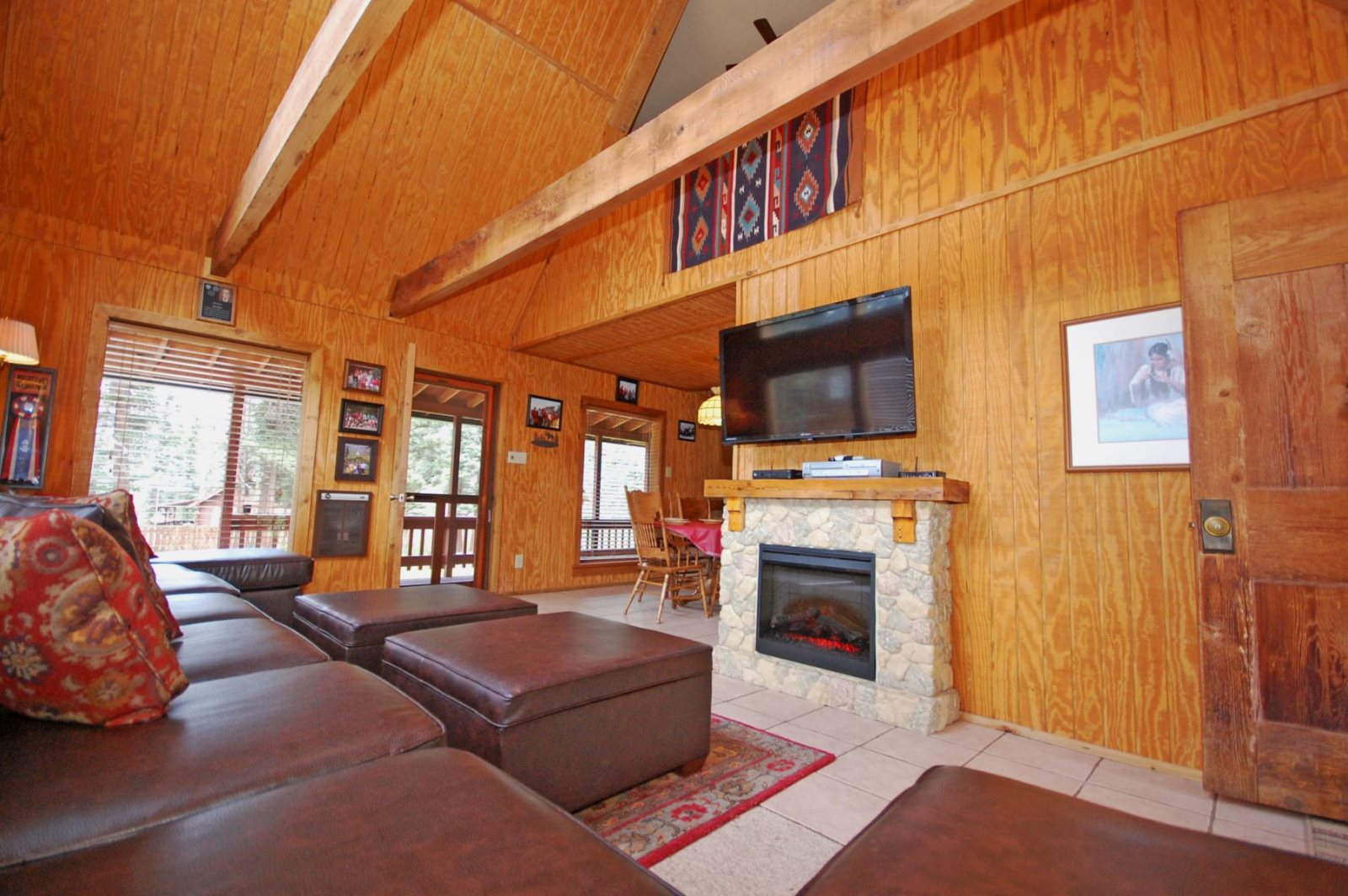 Red River Real Estate and Vacation Rentals Duke Cabin, Red River, New Mexico.