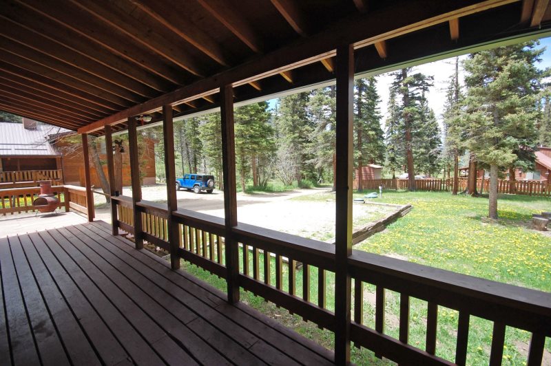 Red River Real Estate and Vacation Rentals Duke Cabin, Red River, New Mexico.