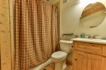 Main floor full bath- Tub/ Shower Combo