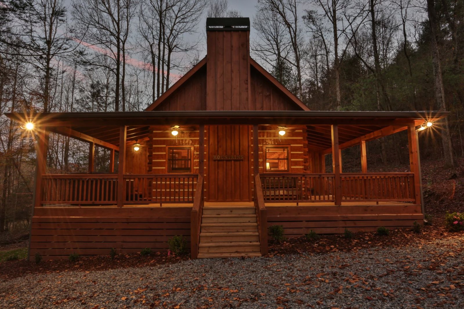 Waterfront Cabin D and J's Lake House Blue Sky Cabin Rentals