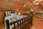 Loft with queen bed