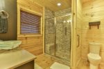 Full bathroom with walk in shower