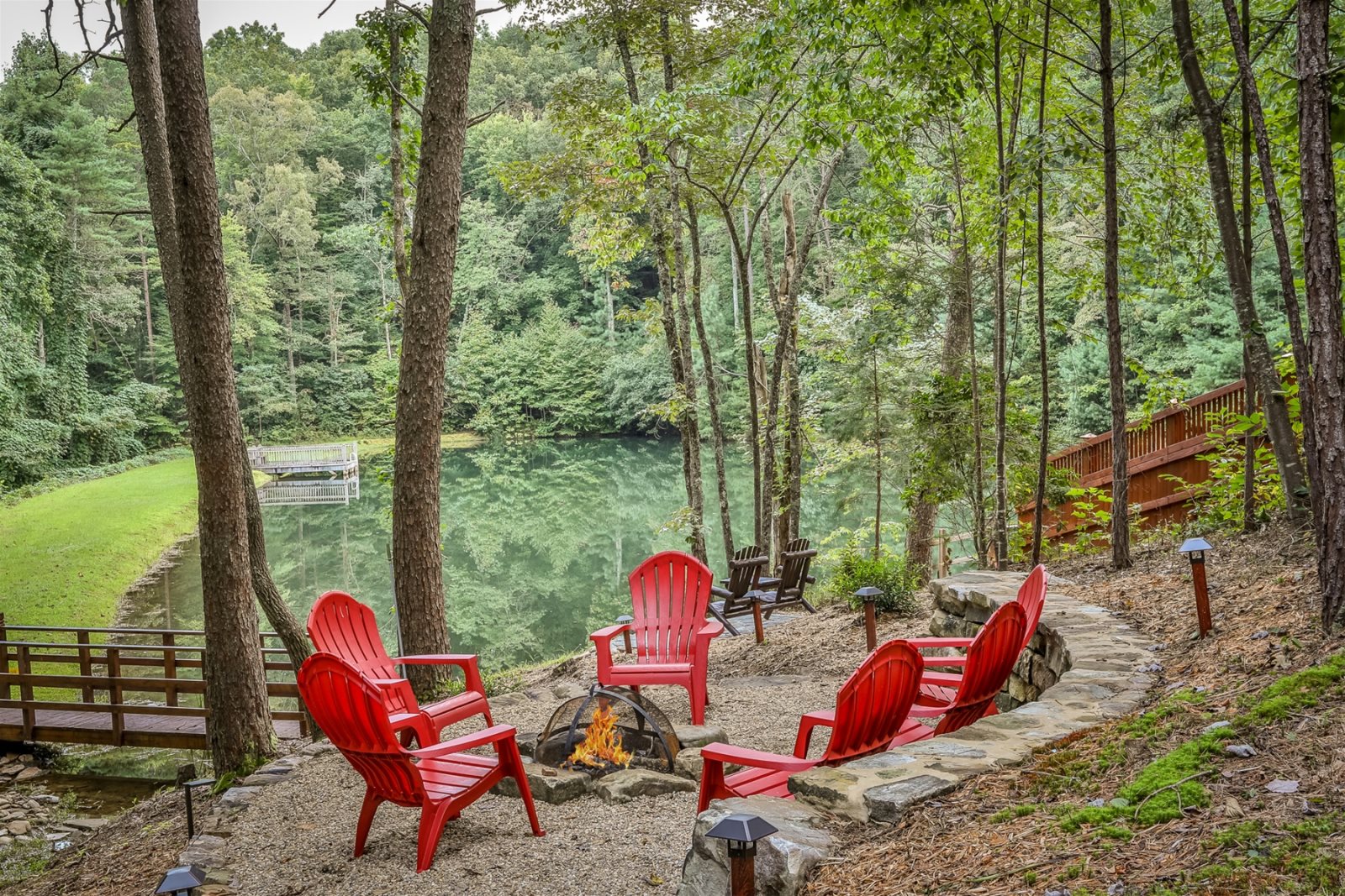 Waterfront Cabin Just Liv' Blue Sky Cabin Rentals