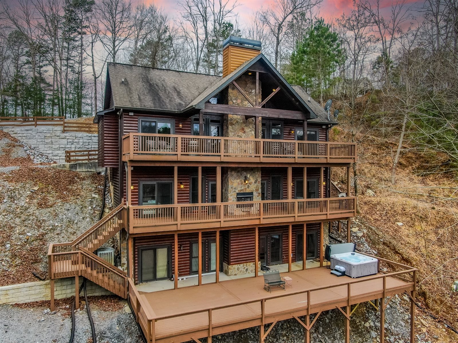 Blue Sky Cabin Rentals The Ellijay Lodge