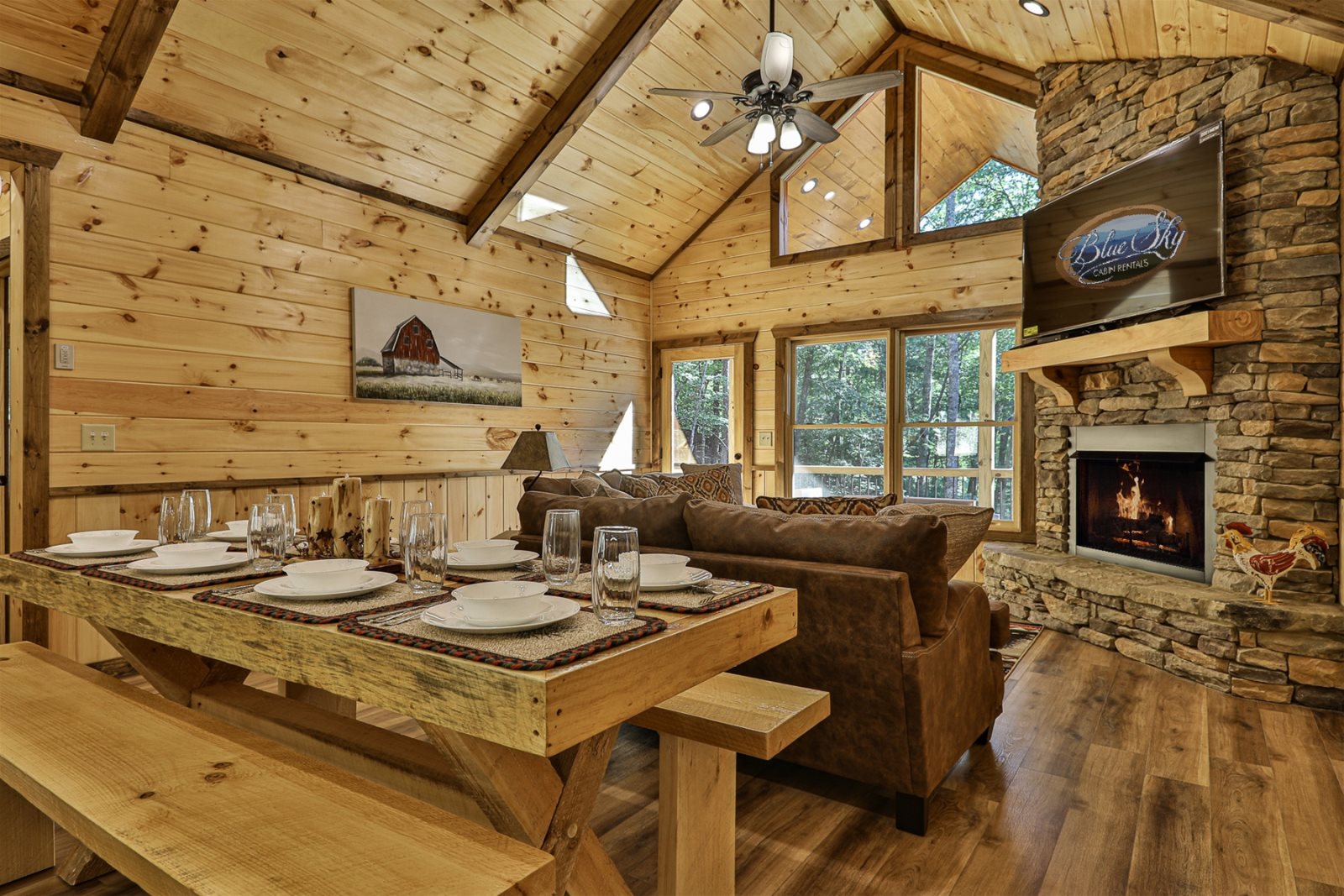 Blue Sky Cabin Rentals Mountain Breeze