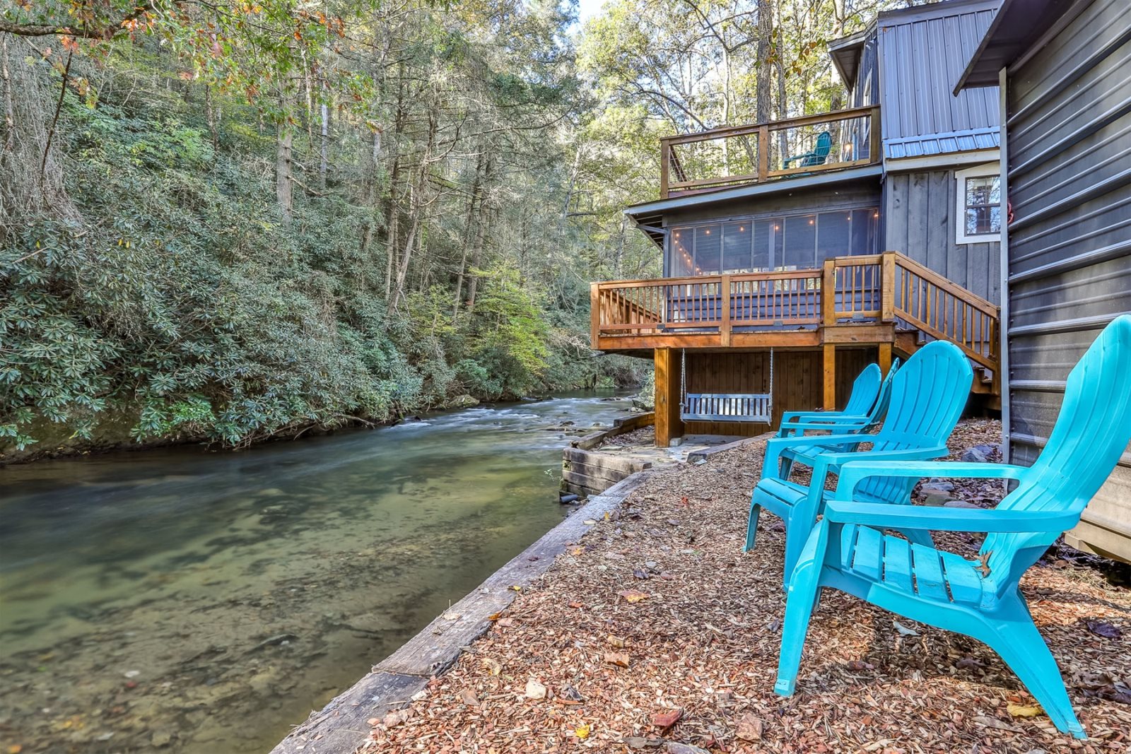 Blue Sky Cabin Rentals Cozy Creek Cabin