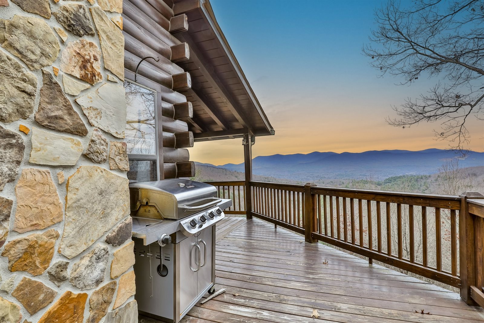 Image showcasing Blue Sky Cabin Rentals: Rich Mountain Views