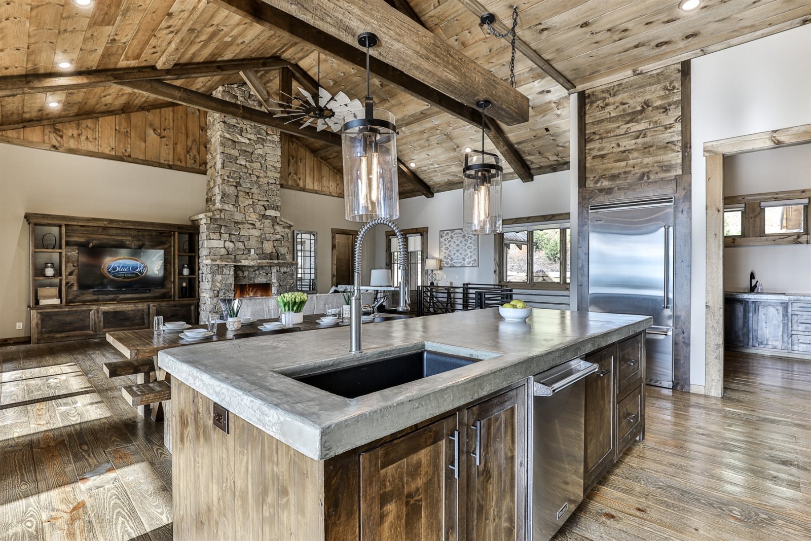 Image showcasing Blue Sky Cabin Rentals: Altitude Elegance