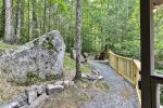 Walkway to fire pit