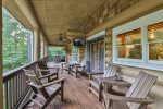 Abundant porch seating 