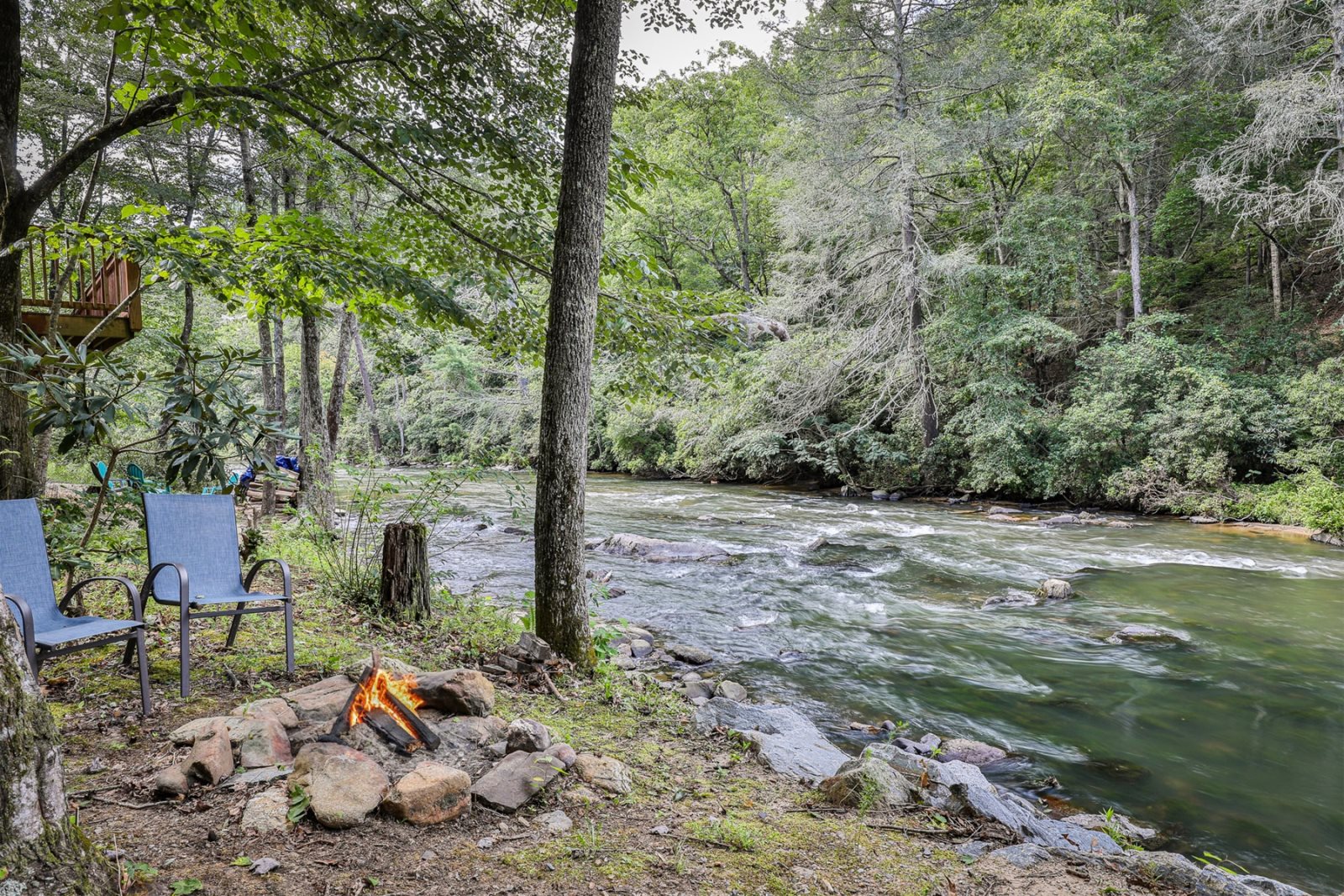 River Front Cabin sleeping up to 4 guests located on the Cartecay River ...