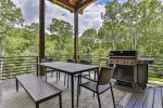 Main level deck dining and grilling area 