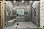 Walk in steam shower