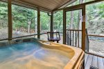 Enjoy Soaking In The Hot Tub 