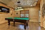 Terrace level pool table 