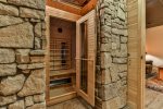 Terrace level sauna 