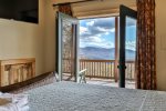 Master bedroom deck access 