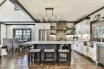 Kitchen and dining area 