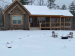 Fireside Chalet In The Snow 