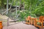 Large River Dock With Seating 