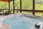 Enjoy Soaking In The Hot Tub
