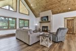 Enjoy Snuggling By The Gas Fireplace 