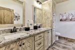 Double Vanity In The Private Master Suite 