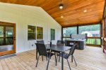 Screened In Porch- Perfect For Enjoying A Meal Outdoors 