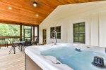 Enjoy Soaking In The Hot Tub