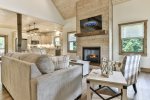 Enjoy A Movie By The Gas Fireplace 