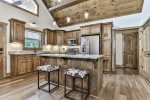Fully Stocked Kitchen Area 