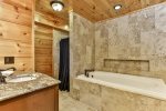 Terrace Level King Bedroom Private Bathroom With Soaking Tub 
