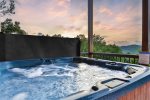 Enjoy Soaking In The Covered Spa