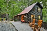 A Real Log Side Cabin In The Heart Of Cherry Log, GA 
