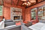 Enjoy Any Of Our 3 Outdoor Wood Burning Fireplaces 