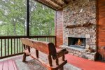 Lower Level Deck With Fireplace 