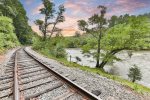 The Toccoa River- Enjoy Seeing The Blue Ridge Railway Pass By