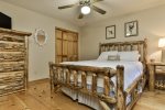 Queen Bedroom With TV